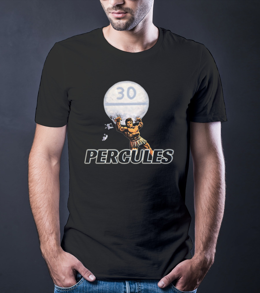 PERCULES Strongman Lifting 30 Pill T-Shirt