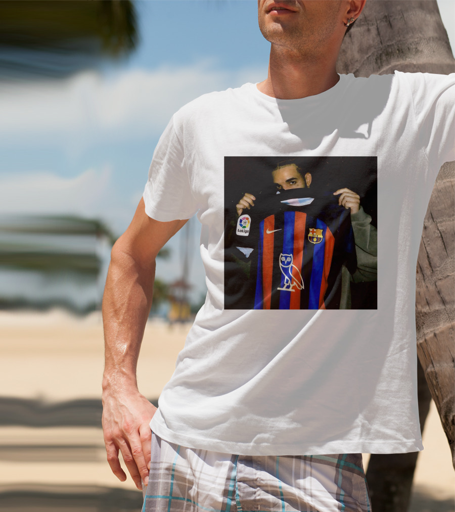Drake Barcelona La Liga OVO FC Barcelona Jersey T-Shirt