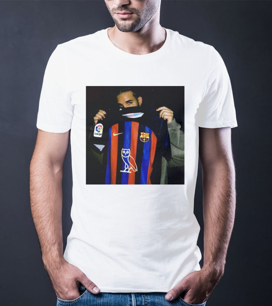 Drake Barcelona La Liga OVO FC Barcelona Jersey T-Shirt