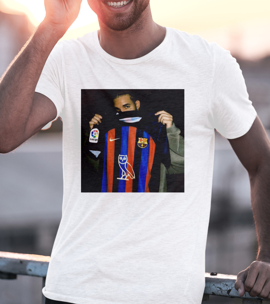 Drake Barcelona La Liga OVO FC Barcelona Jersey T-Shirt