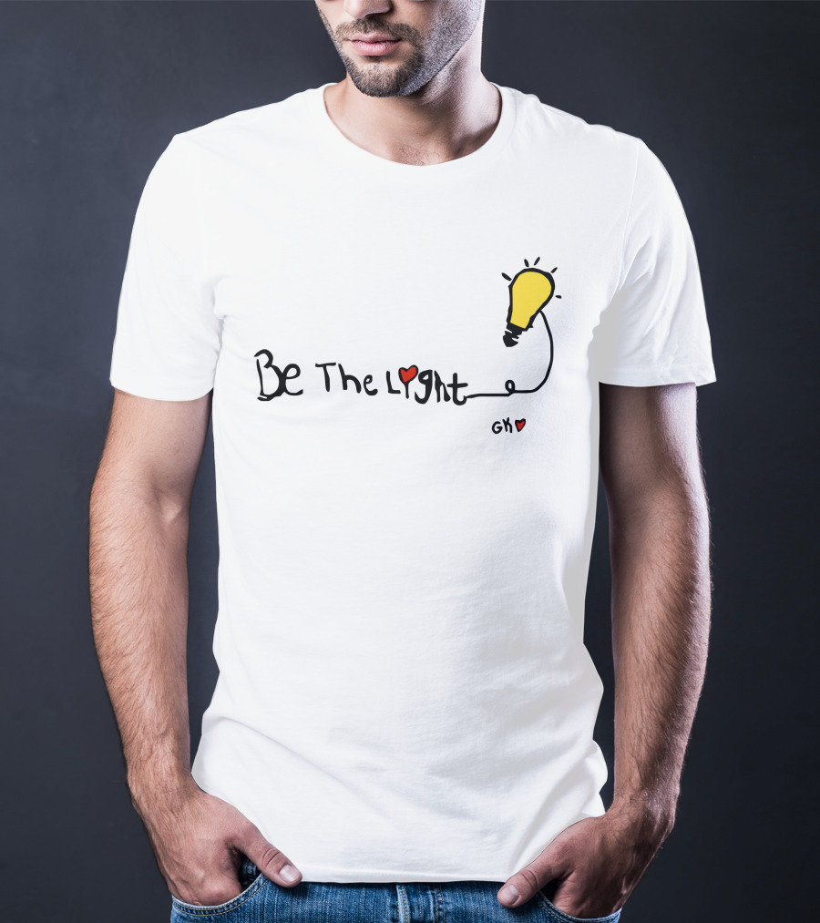 Be The Light Heart Lightbulb GH T-Shirt