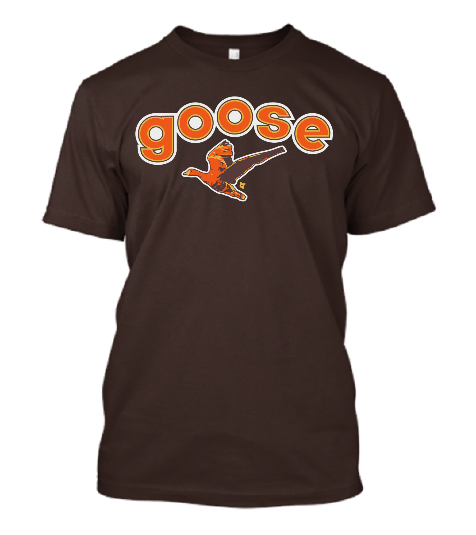Goose Padres Brown And Orange T-Shirt