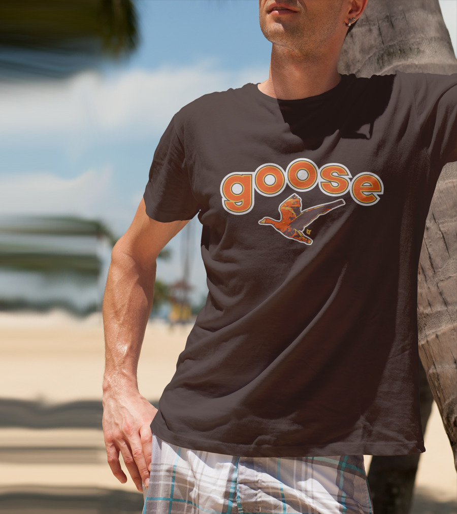 Goose Padres Brown And Orange T-Shirt