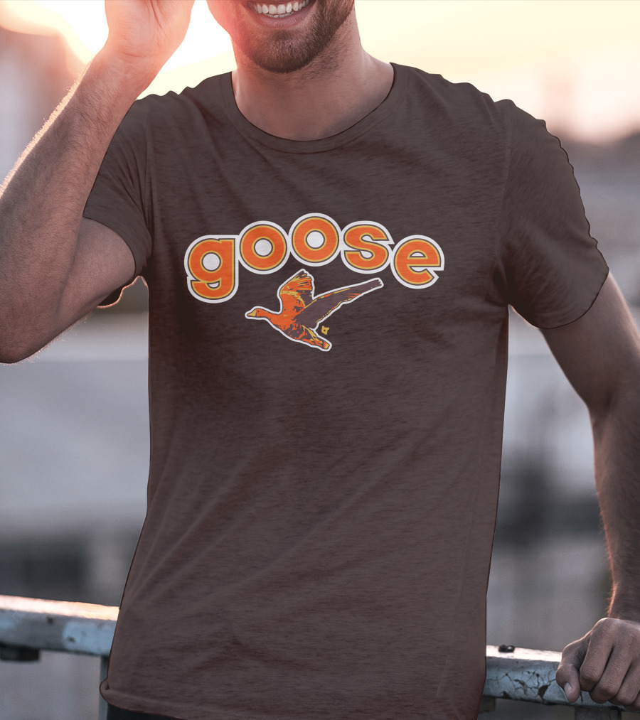 Goose Padres Brown And Orange T-Shirt