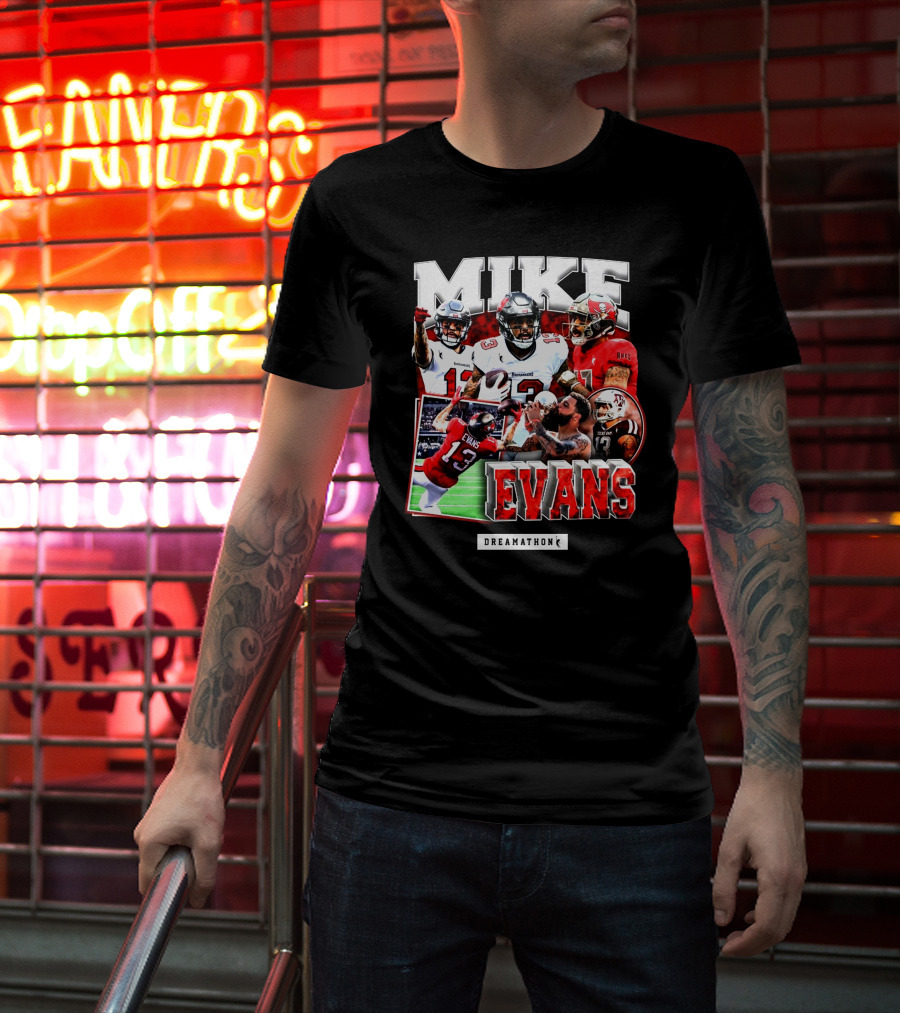 MIKE EVANS DREAMATHON FOOTBALL PHOTOS COLLAGE T-Shirt