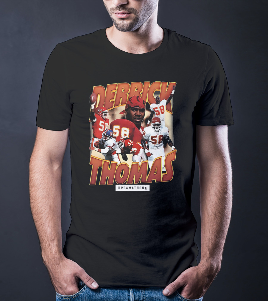 Derrick Thomas Dreamathon Football Legends 58 T-Shirt