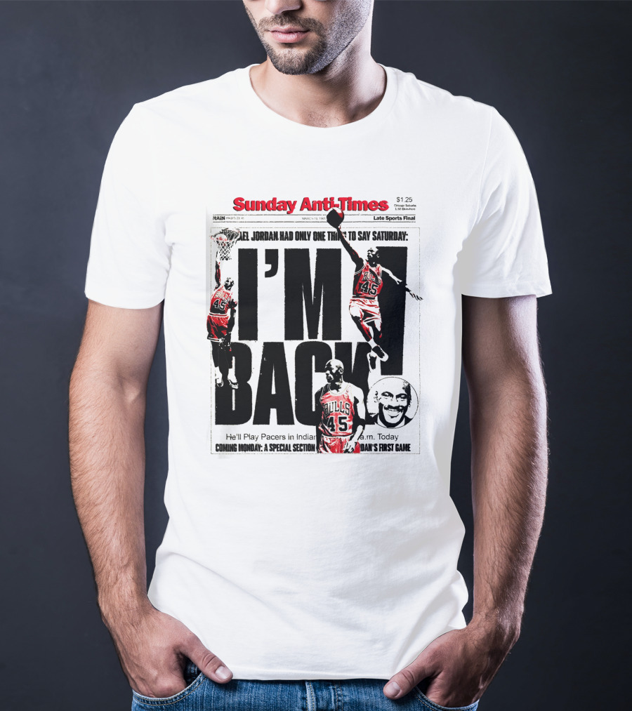 Sunday Anti-Times Zion Williamson I'm Back T-Shirt