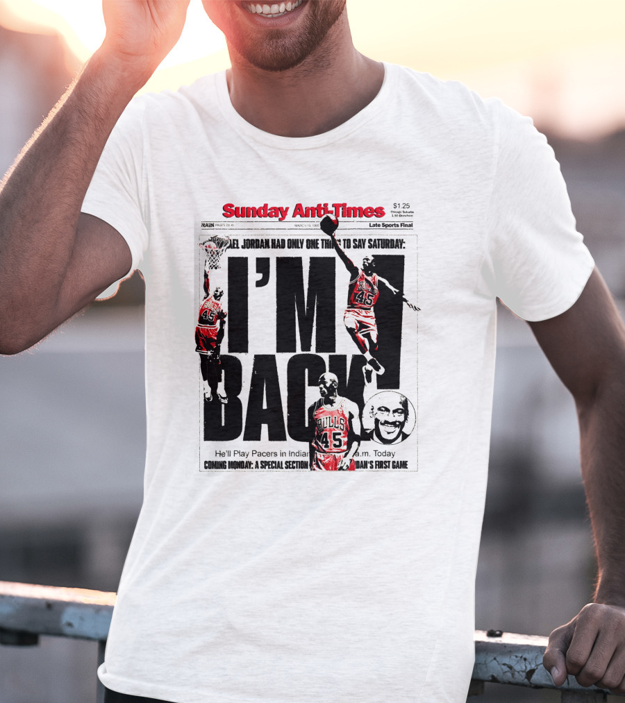Sunday Anti-Times Zion Williamson I'm Back T-Shirt