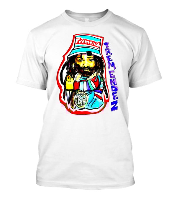 Kanye West Tremendez Tremend Red Blue Colorful T-Shirt