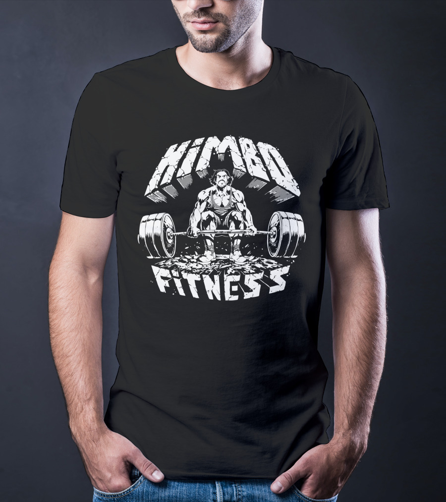 Himbo Fitness Lifting Art Bold Gym Enthusiast T-Shirt