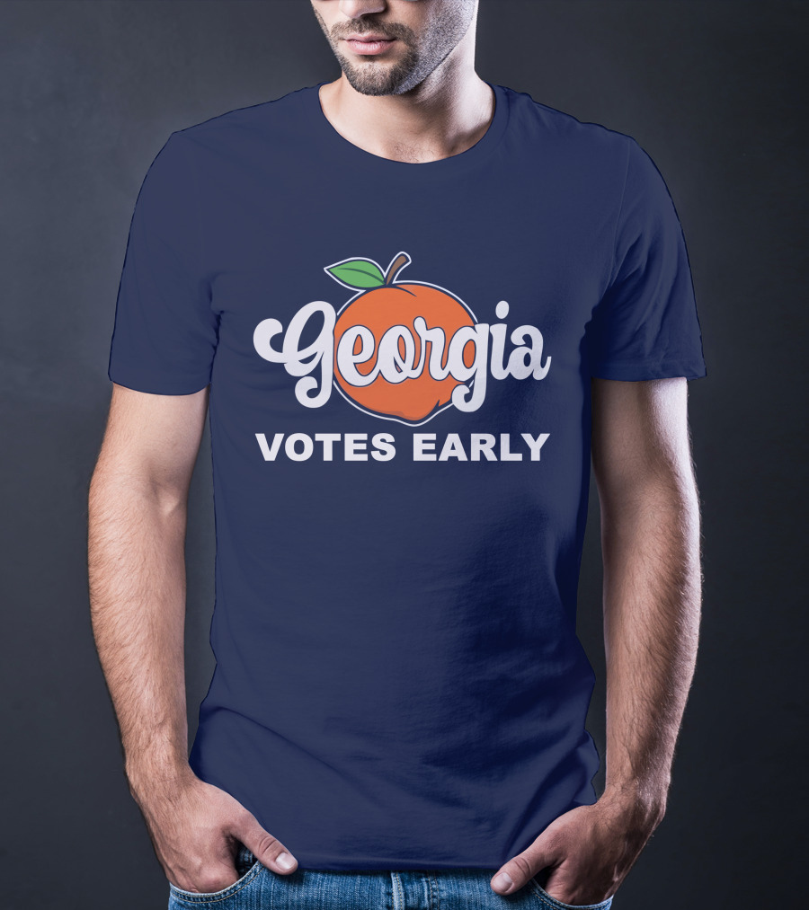 Georgia Votes Early Peach T-Shirt
