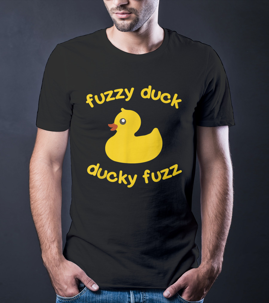Fuzzy Duck Ducky Fuzz Rubber Duck Toy T-Shirt