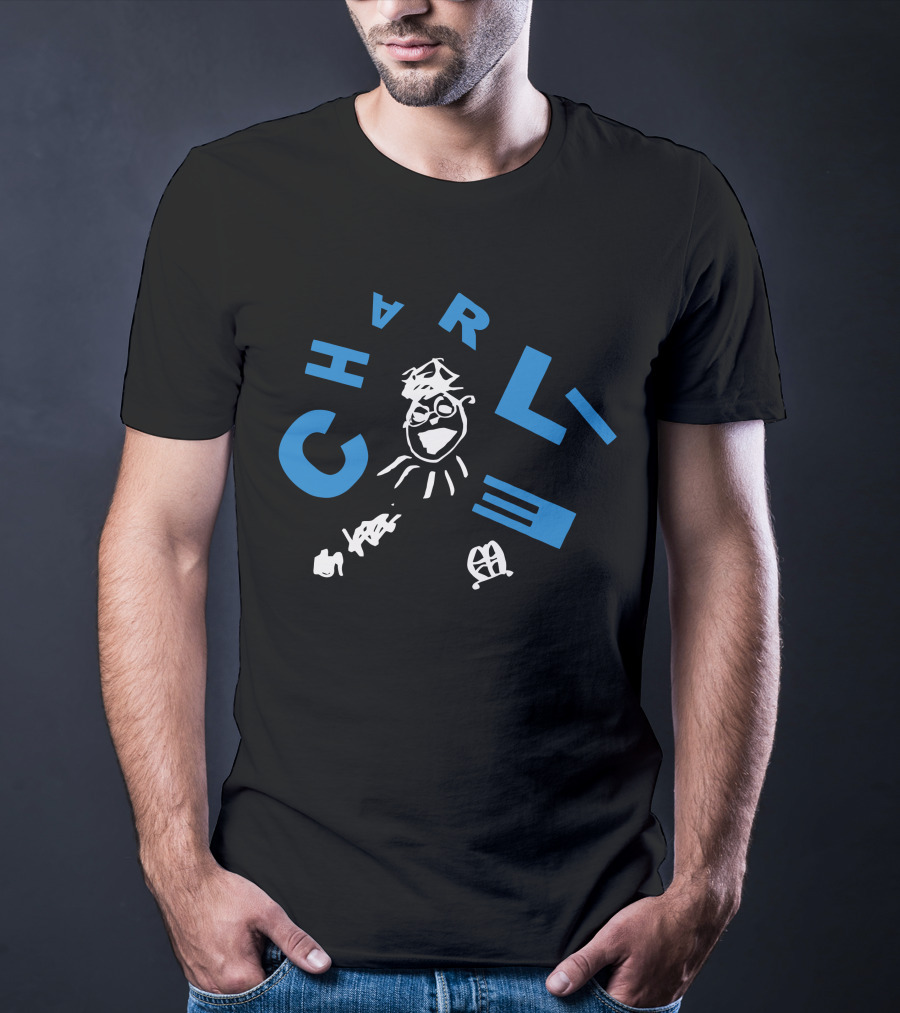 Charlie Puth Charlie Scribble Face Text Elements T-Shirt
