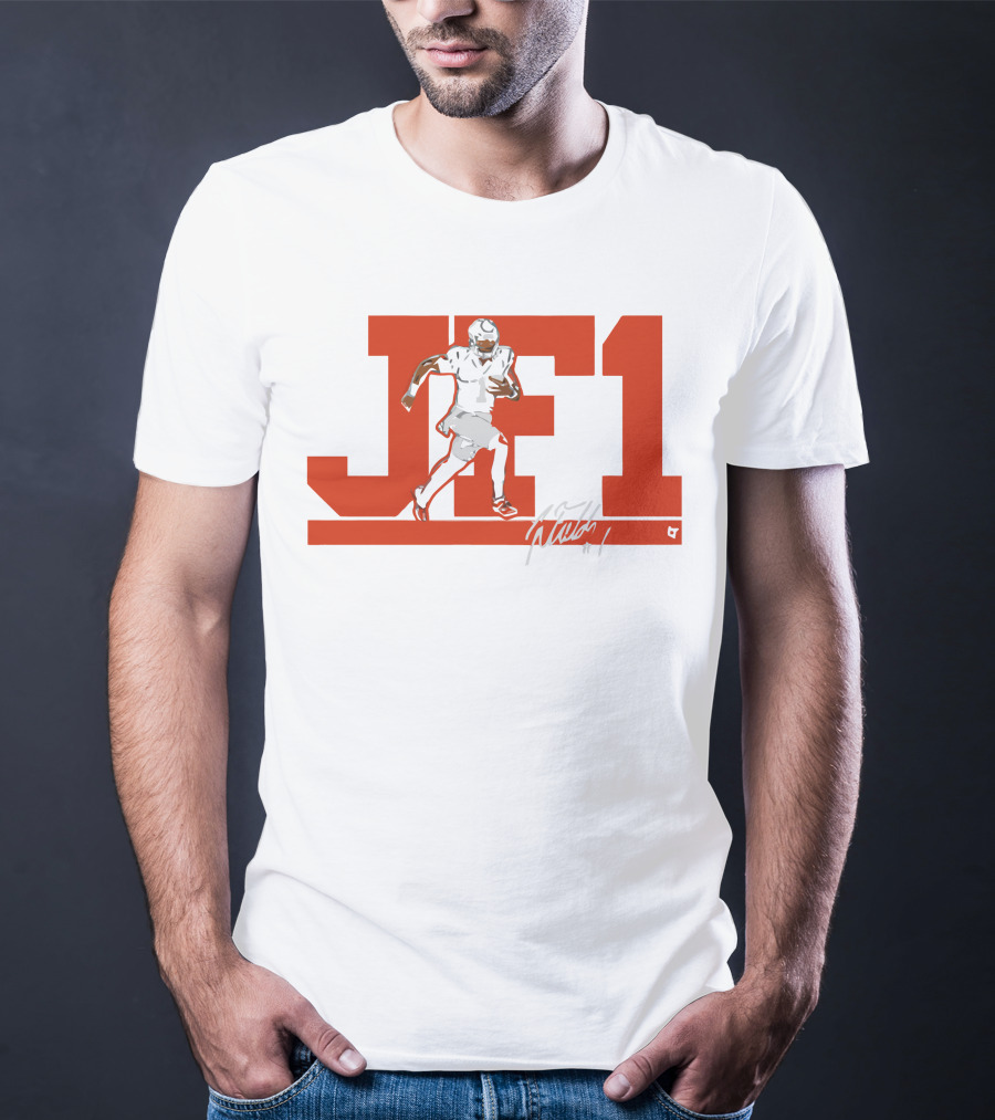 JF1 Justin Fields Football Signature T-Shirt