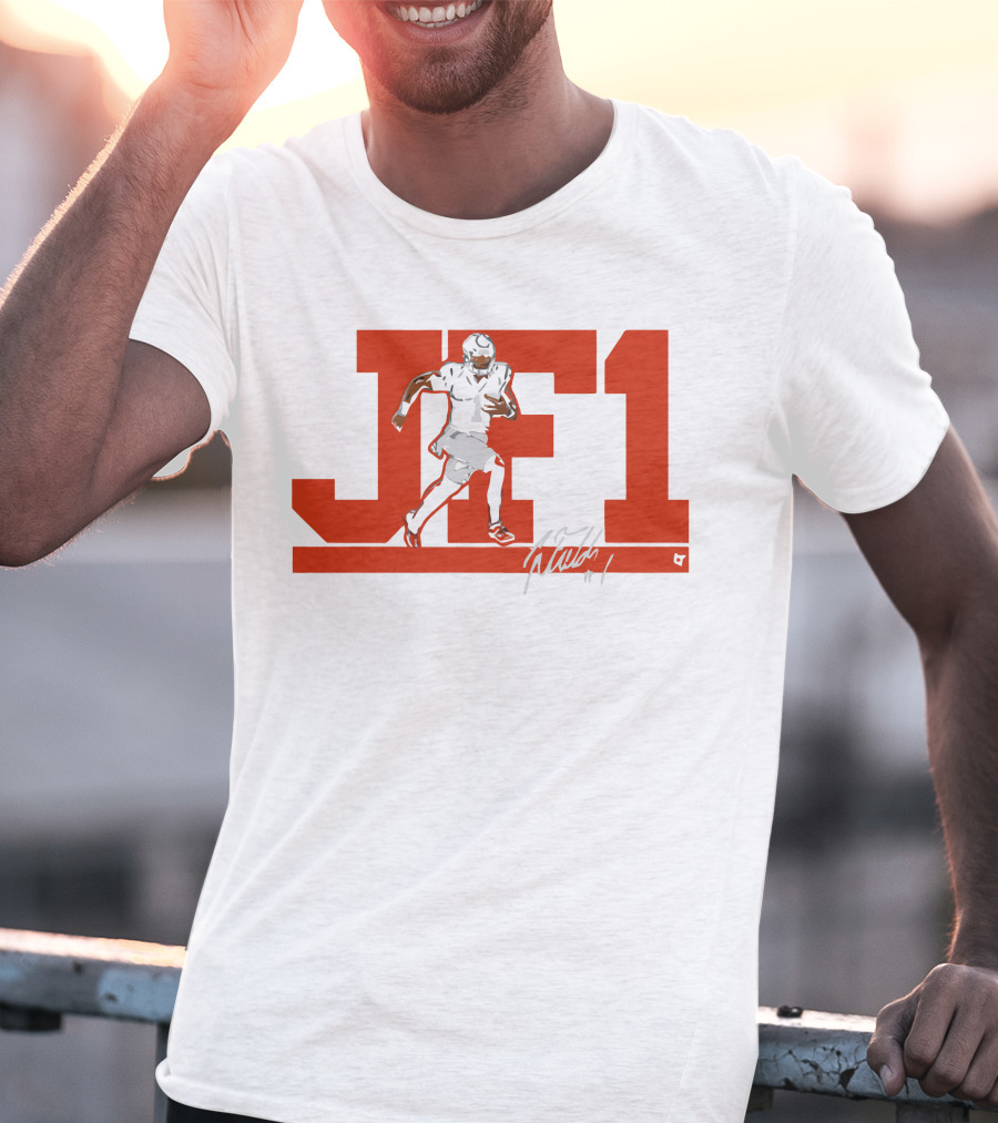 JF1 Justin Fields Football Signature T-Shirt