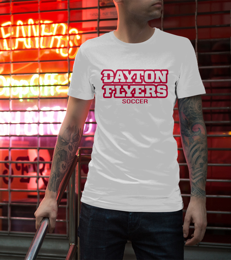 Dayton Flyers Soccer Team Spirit T-Shirt