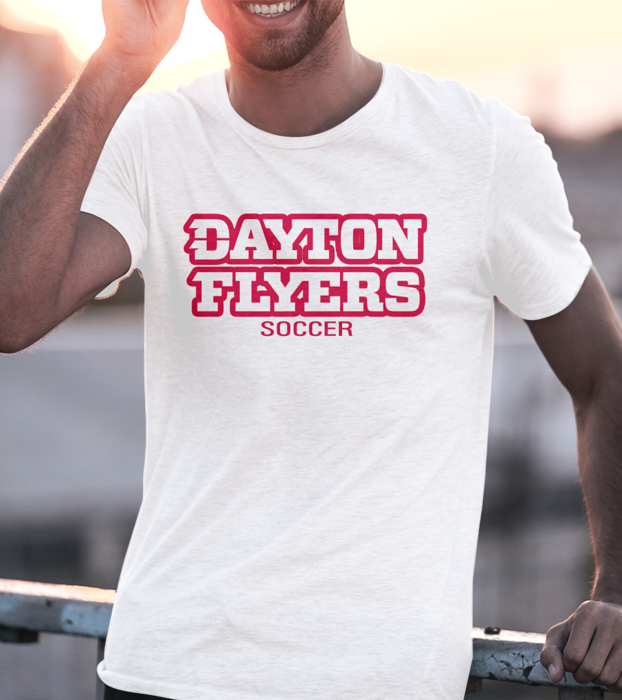 Dayton Flyers Soccer Team Spirit T-Shirt