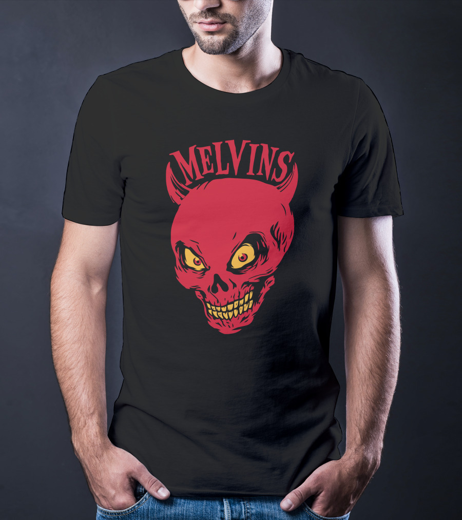 Melvins Red Devil Skull T-Shirt