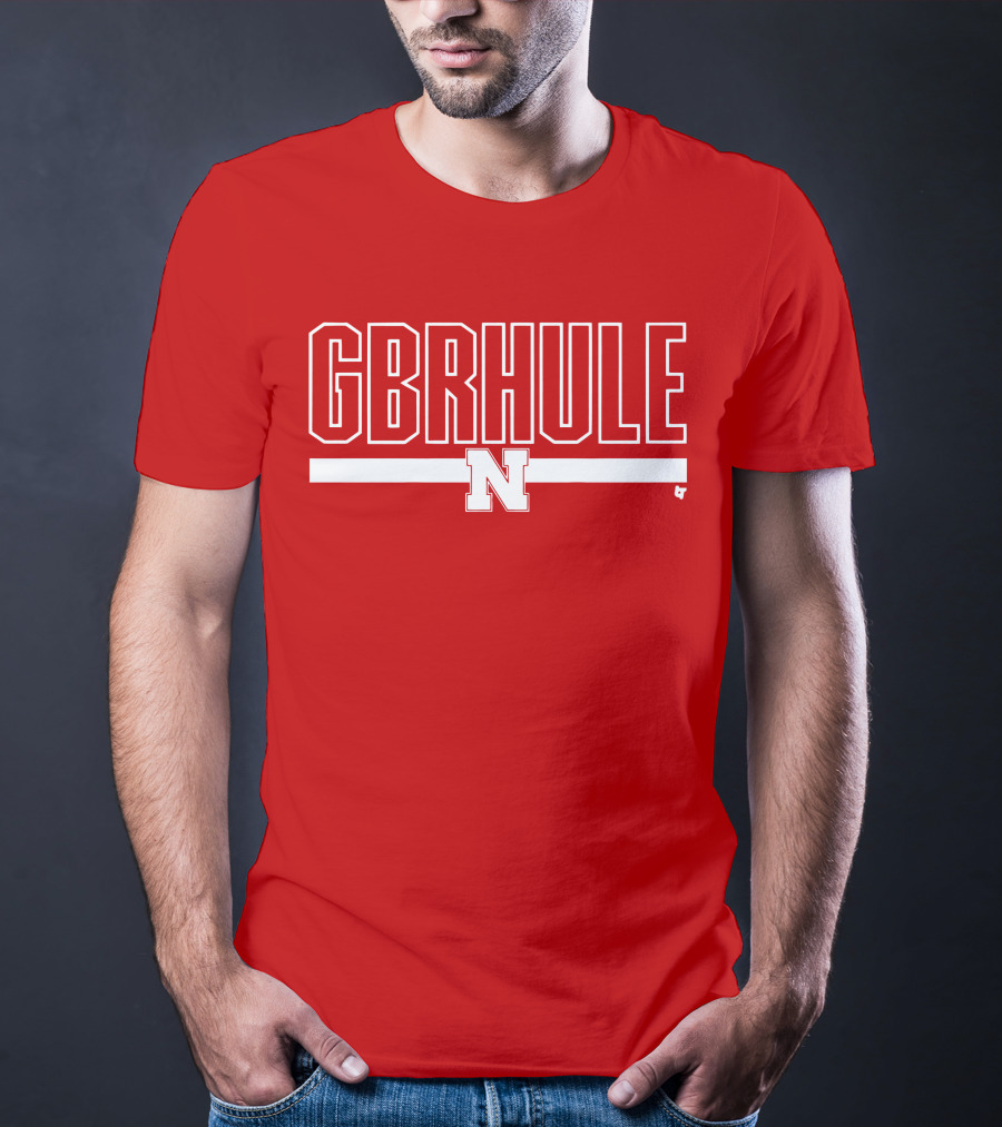 Nebraska Football GBRHULE N Logo T-Shirt