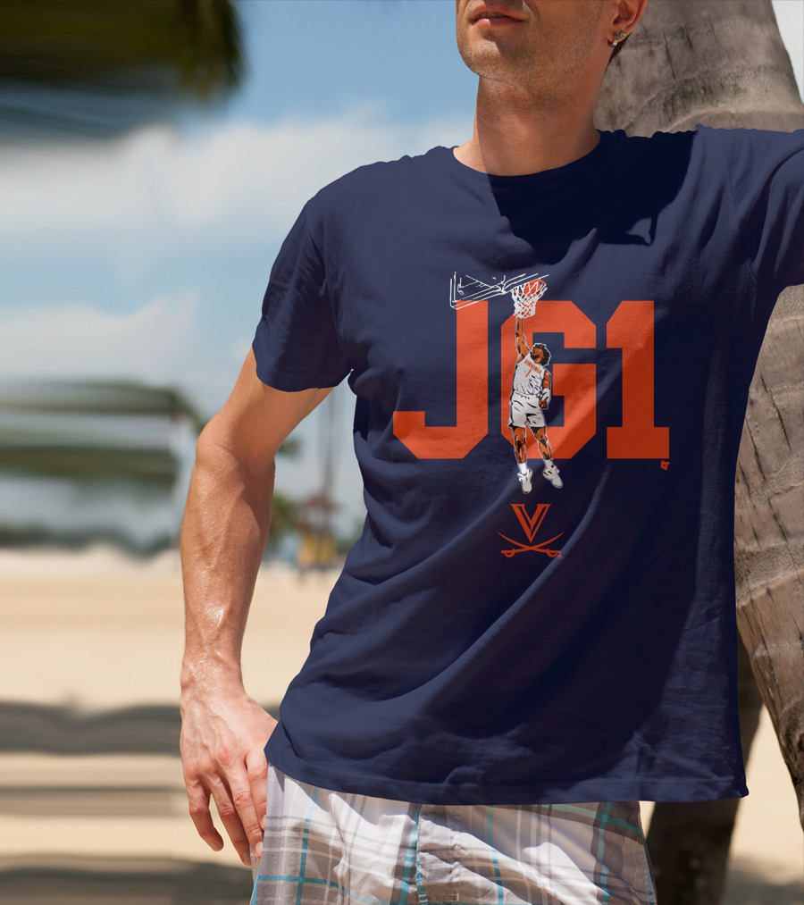 Virginia Basketball Jayden Gardner JG1 Dunk T-Shirt