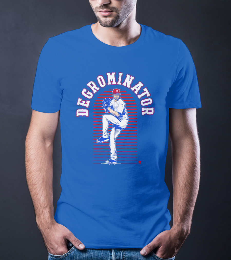 Degrominator Jacob DeGrom Baseball Pitching 48 T-Shirt