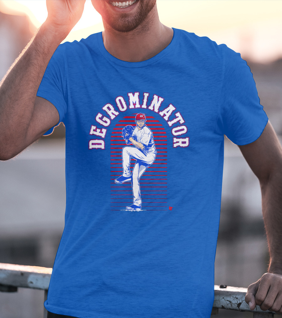 Degrominator Jacob DeGrom Baseball Pitching 48 T-Shirt