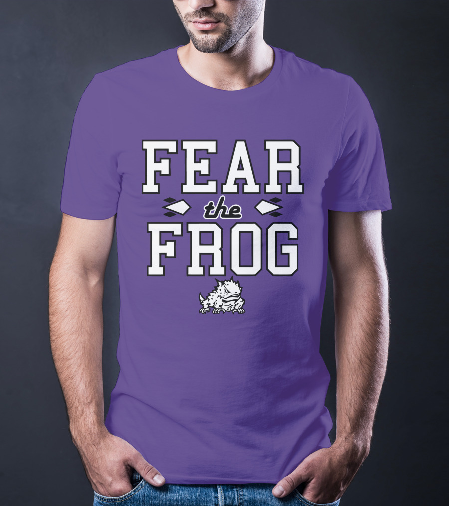 Fear The Frog TCU Football Horned Frog Spirit T-Shirt