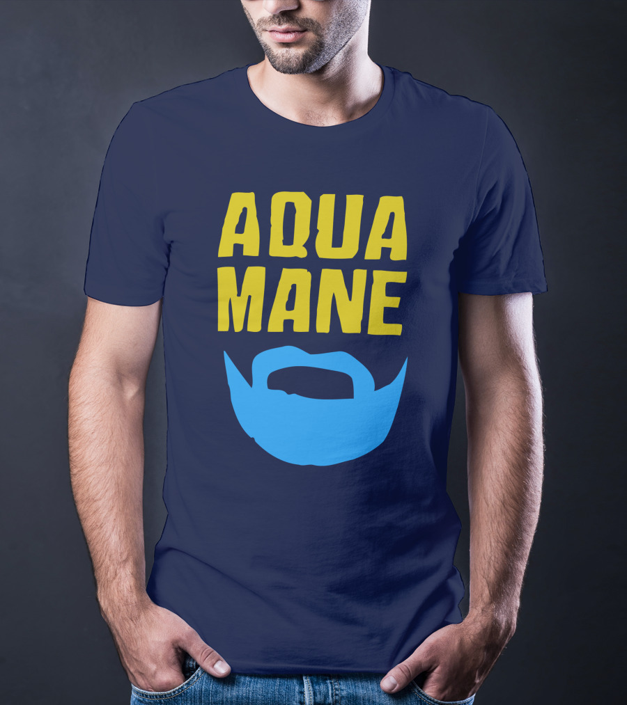 Aqua Mane Steven Adams Beard T-Shirt