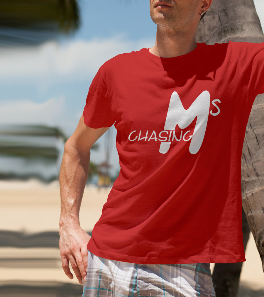 Chasing Ms Retro Style Bold Red T-Shirt