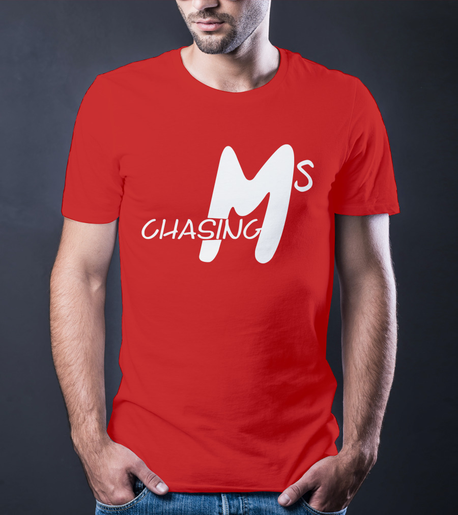 Chasing Ms Retro Style Bold Red T-Shirt