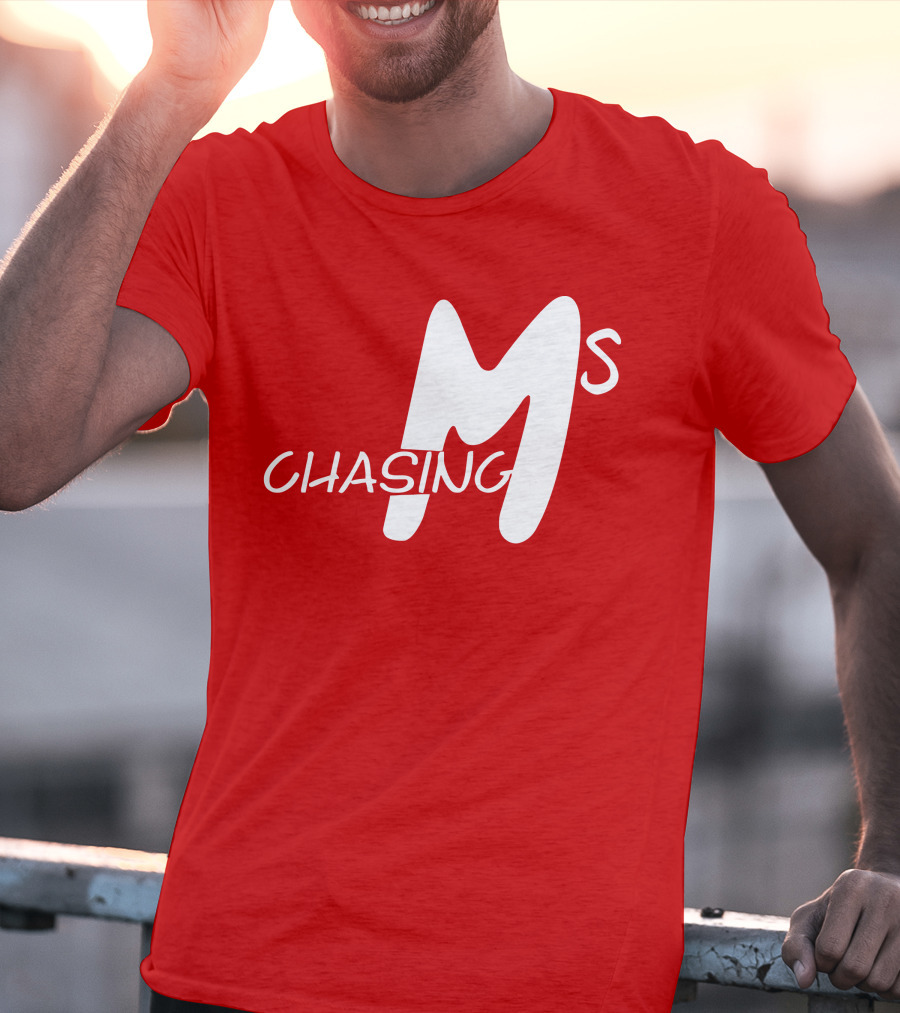 Chasing Ms Retro Style Bold Red T-Shirt
