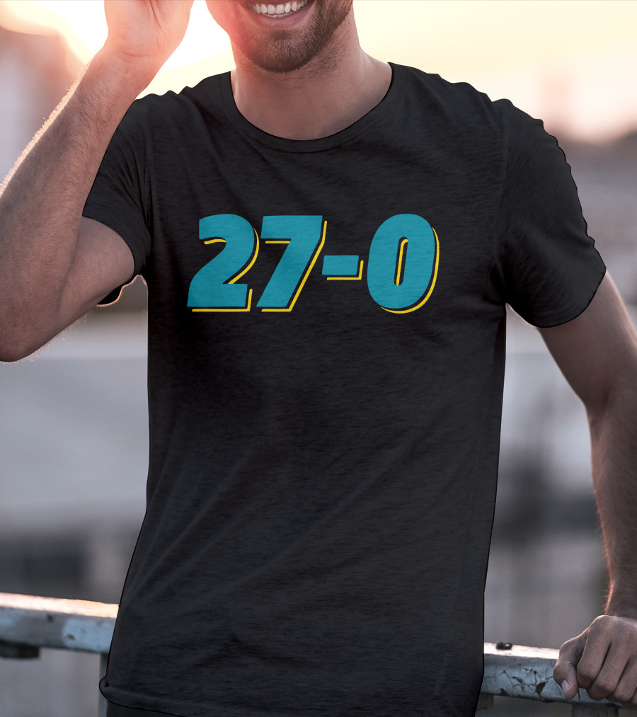 Jacksonville 27-0 Victory Score T-Shirt