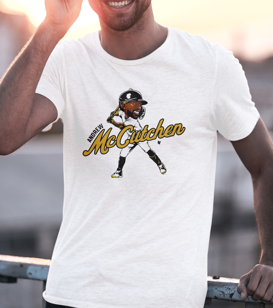Andrew McCutchen Baseball Caricature T-Shirt