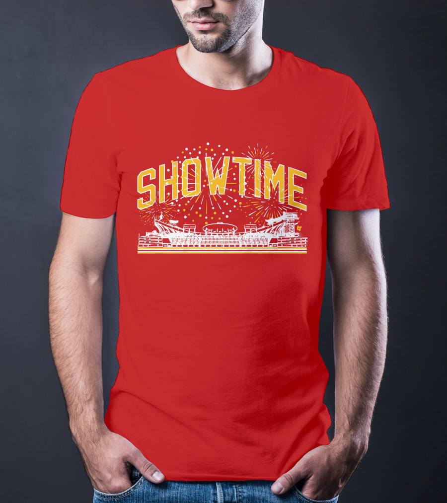 Kansas City Showtime Football Fireworks T-Shirt