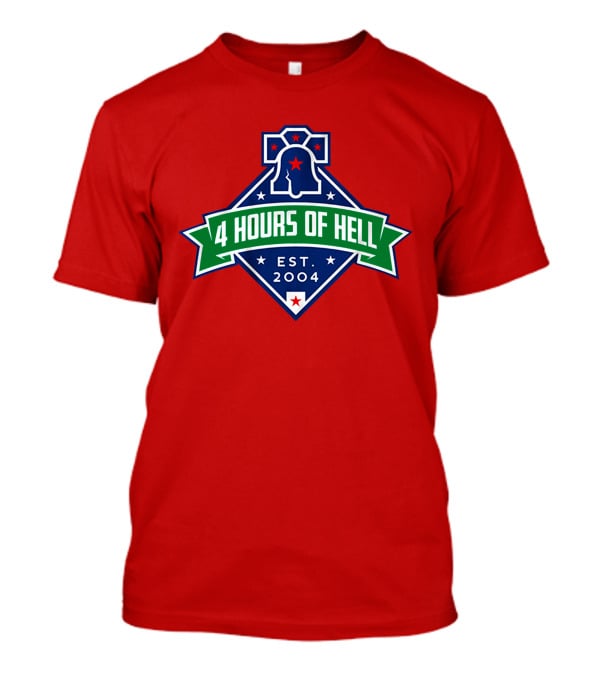 4 Hours Of Hell Philadelphia EST 2004 Liberty Bell T-Shirt