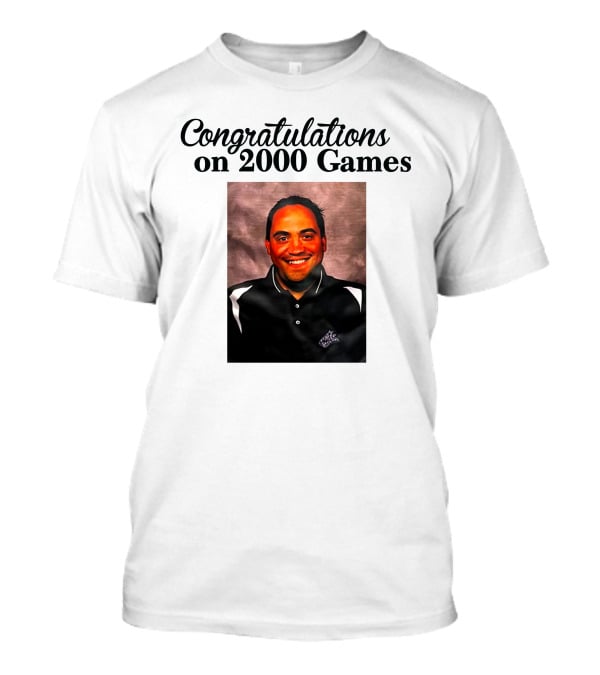 Congratulations On 2000 Games T-Shirt