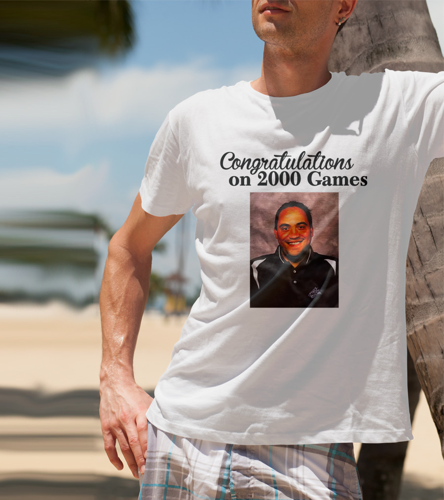 Congratulations On 2000 Games T-Shirt