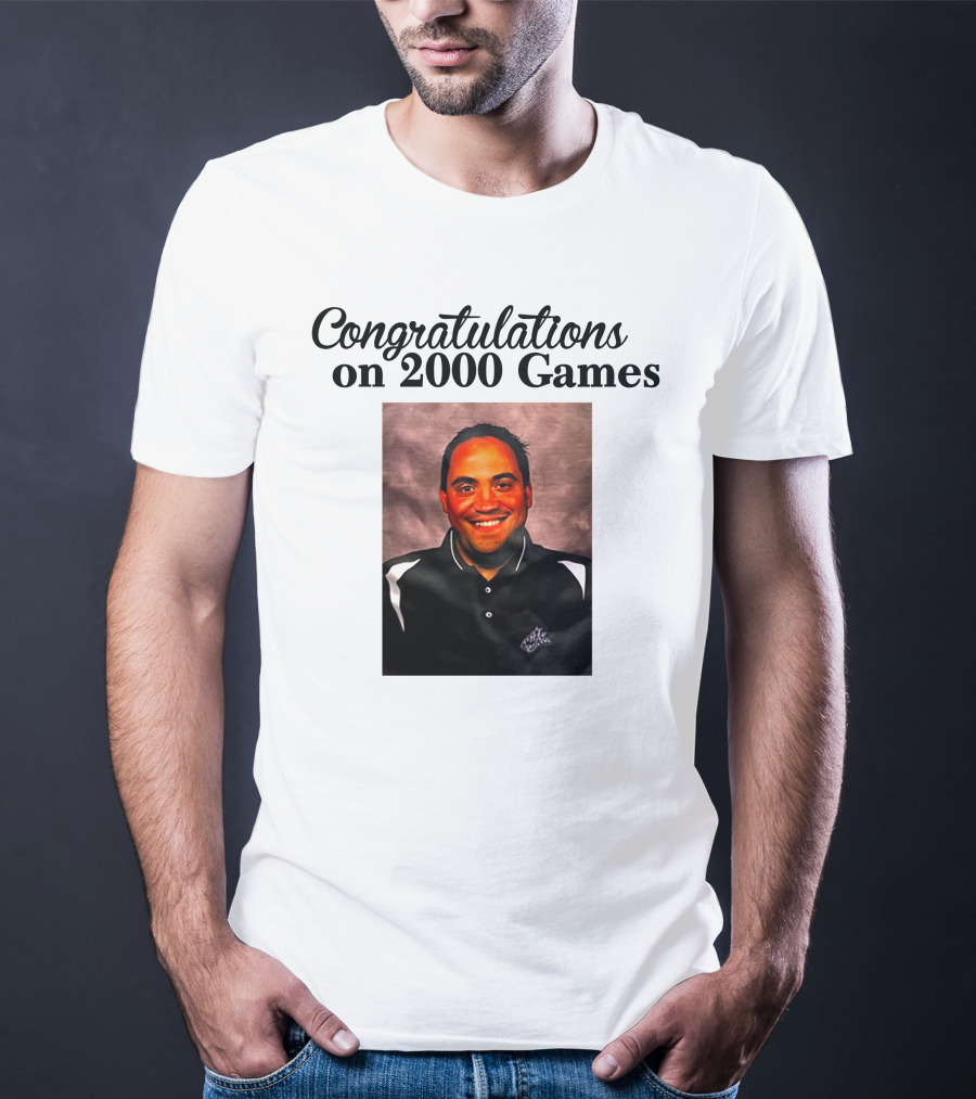 Congratulations On 2000 Games T-Shirt
