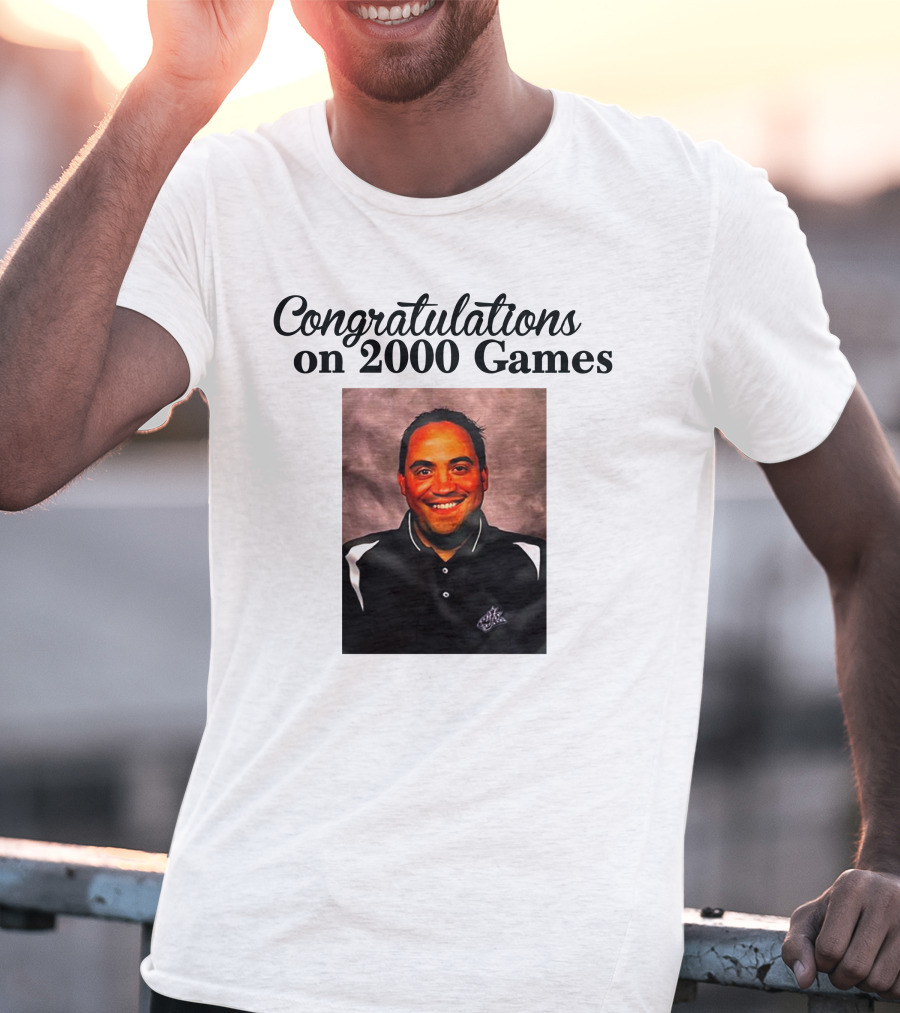 Congratulations On 2000 Games T-Shirt