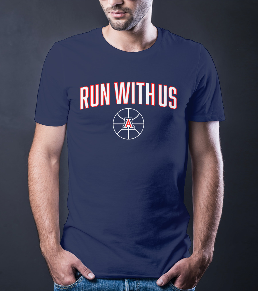 RUN WITH US Arizona Basketball A T-Shirt