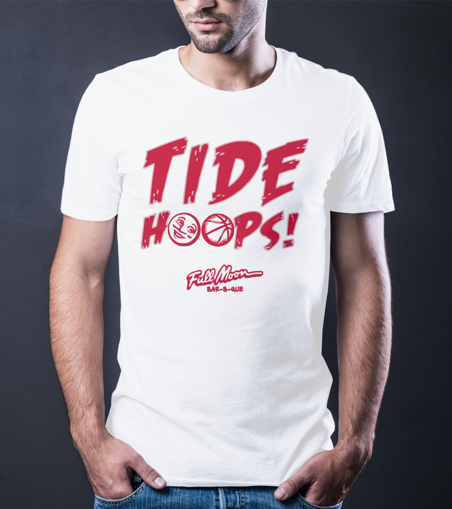 Tide Hoops Full Moon Bar-B-Que Basketball Event T-Shirt