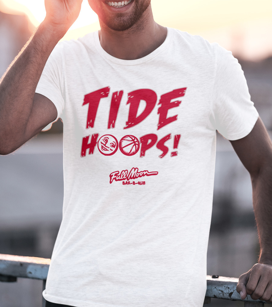 Tide Hoops Full Moon Bar-B-Que Basketball Event T-Shirt