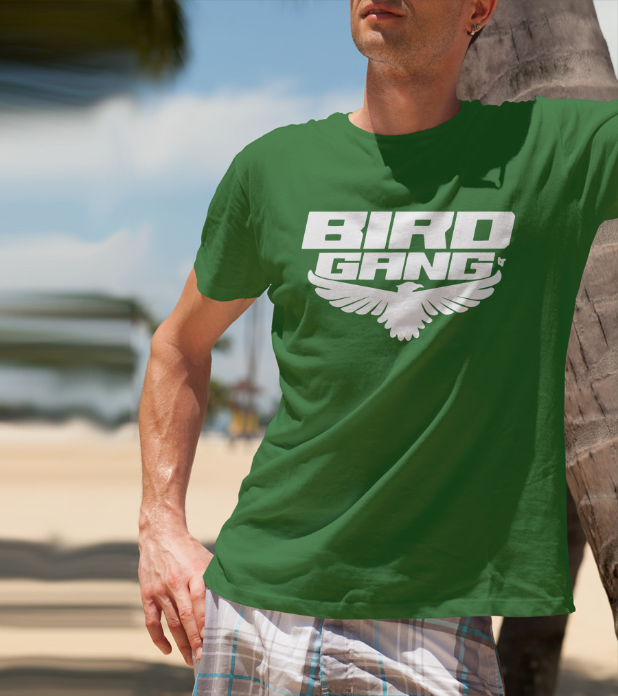 Bird Gang Eagles Wing Emblem T-Shirt