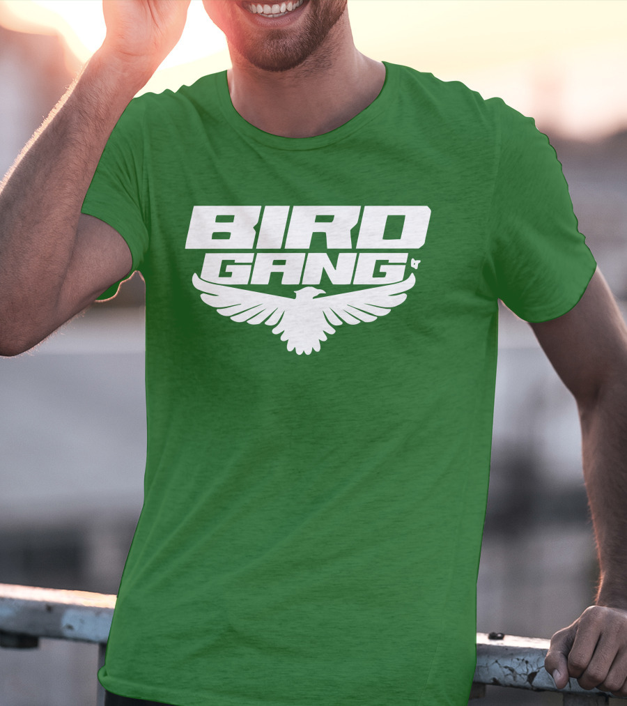 Bird Gang Eagles Wing Emblem T-Shirt
