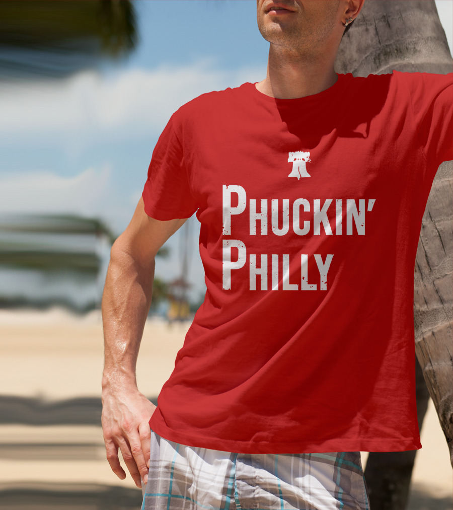 Phuckin Philly Liberty Bell Red T-Shirt