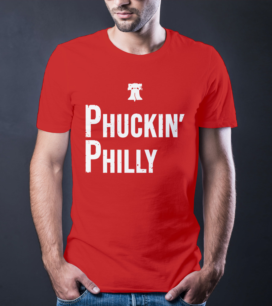 Phuckin Philly Liberty Bell Red T-Shirt