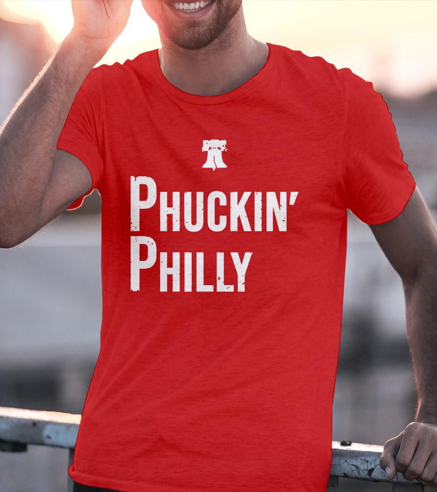 Phuckin Philly Liberty Bell Red T-Shirt