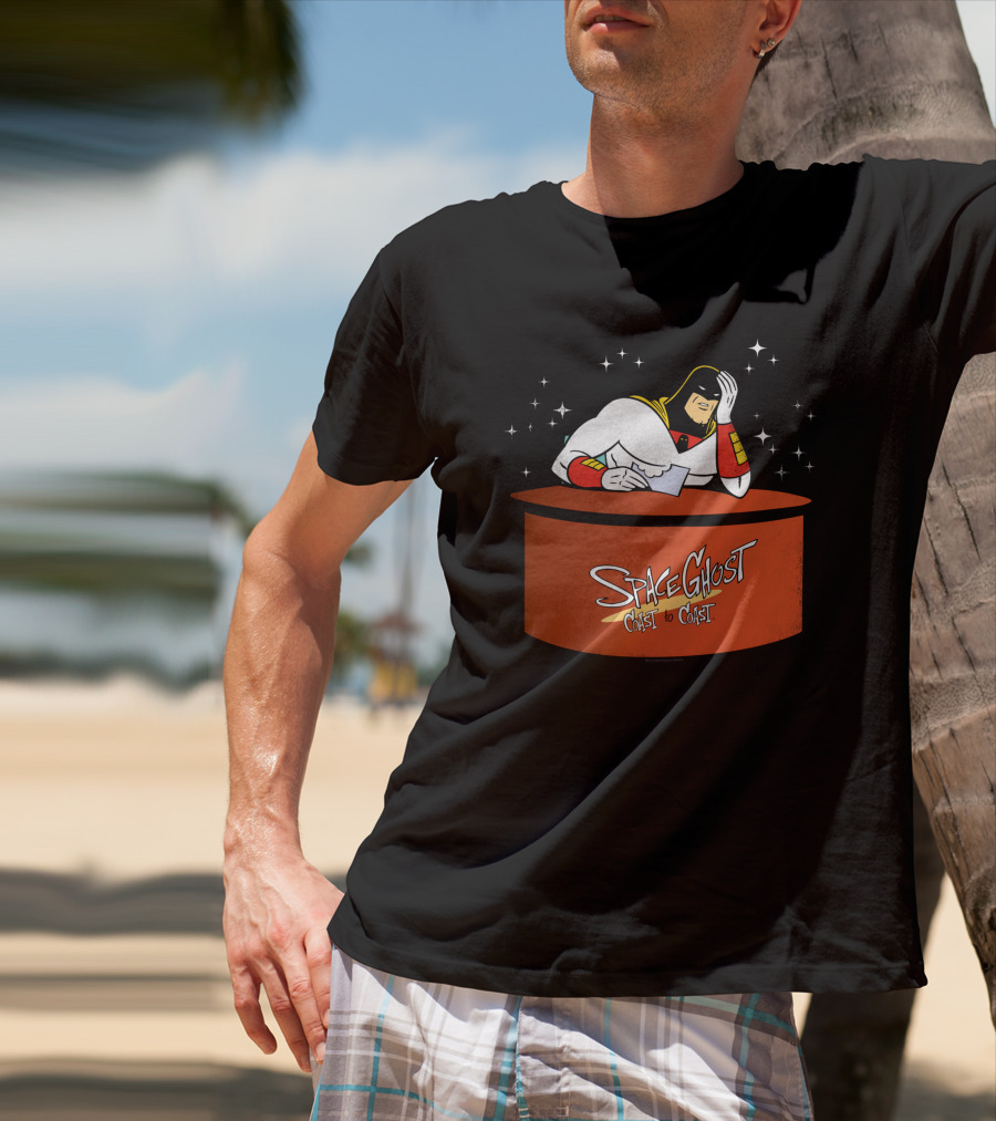 Space Ghost Coast To Coast Spacer Stars Desk T-Shirt