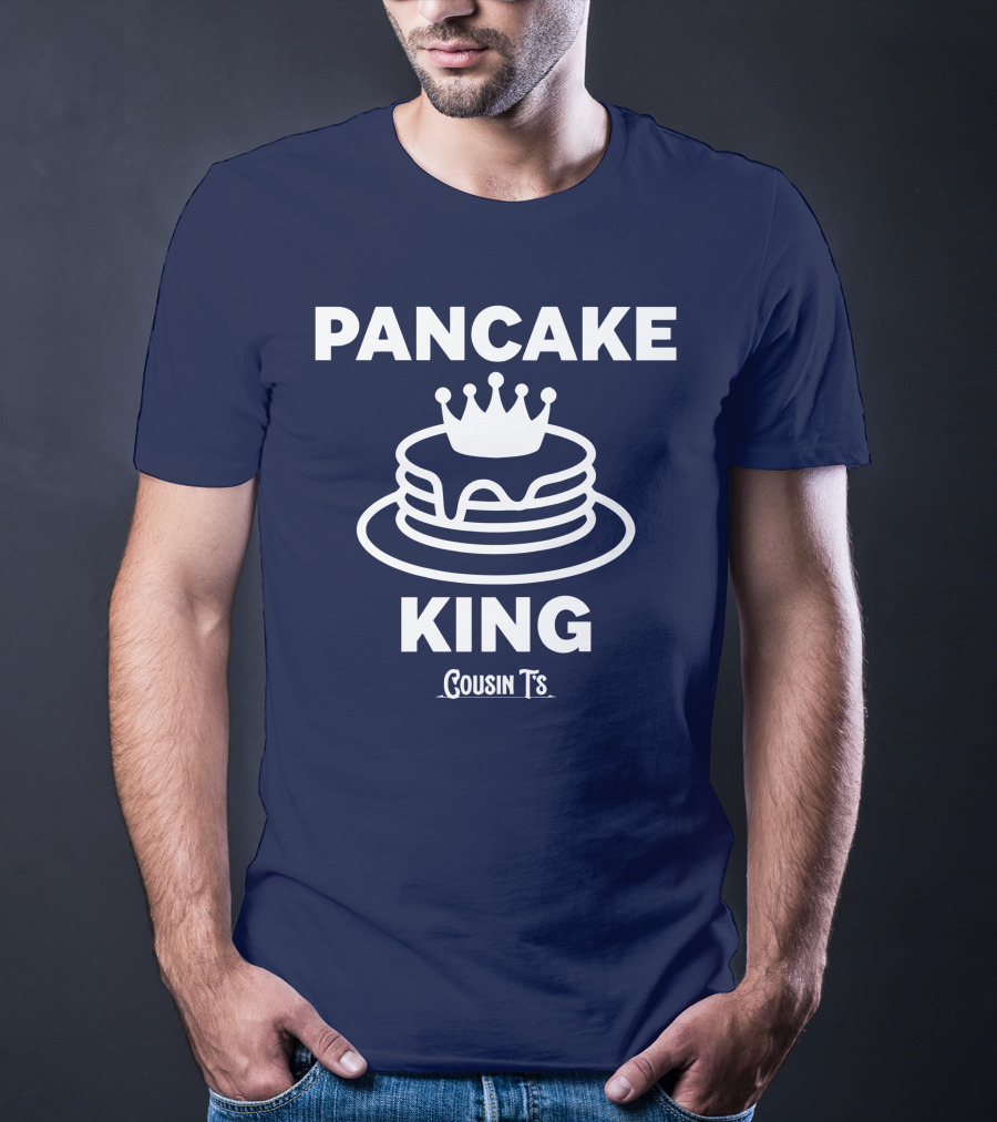 Pancake King Cousin T's Stacked Crown Icon T-Shirt