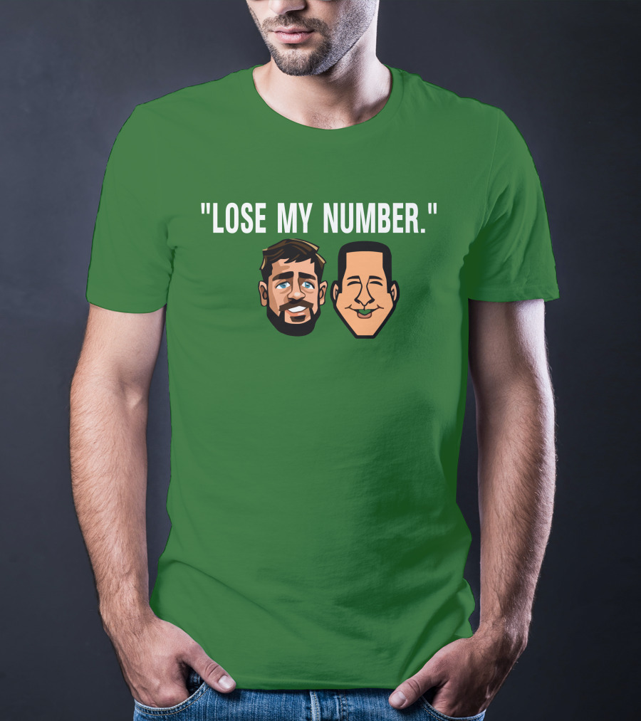 Lose My Number Aaron Rodgers Adam Schefter T-Shirt
